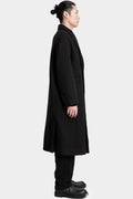 Oversized double breasted wool coat
