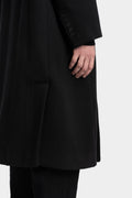 Oversized double breasted wool coat