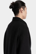 Oversized double breasted wool coat