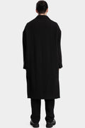 Oversized double breasted wool coat