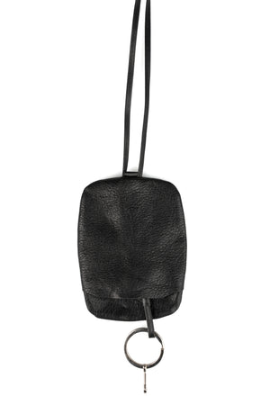 Keyform leather key pouch with neck strap