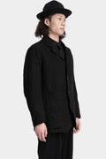 Four button fulling wool jacket