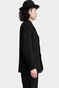 Four button fulling wool jacket