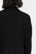 Four button fulling wool jacket
