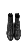 Texan back zip boots | VG05B / Black stitching