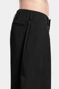 Woven wool pants