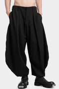 Woven wool pants