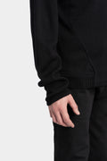 Turtle neck knit sweater