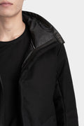 High neck zip up padded coat