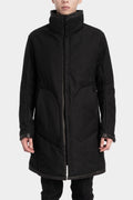 High neck zip up padded coat