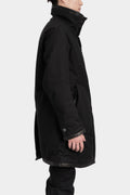 High neck zip up padded coat