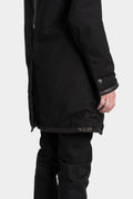 High neck zip up padded coat