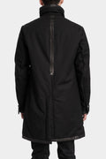 High neck zip up padded coat