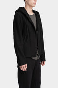 Wool / linen blend hooded jacket