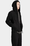 Wool / linen blend hooded jacket