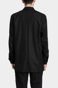 Cross tailored wool shirt