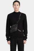 Large crossbody leather bag