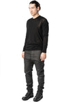 Light wool ladder stitch sweater