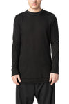 Split hem long sleeve tee