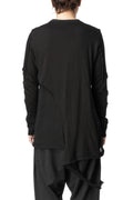 Layered asymmetric long sleeve tee