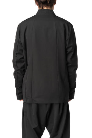 Wool blend kimono jacket