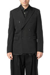 Double breasted wool blazer