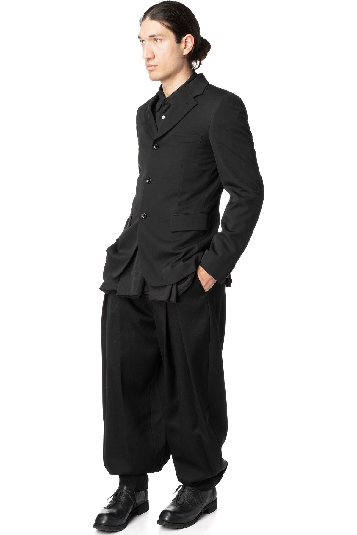 Woven wool jacket