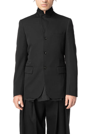 Woven wool jacket