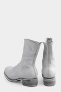 Front zip high top boots | PL2WZ, Light Grey (Double sole)