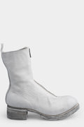 Front zip high top boots | PL2WZ, Light Grey (Double sole)