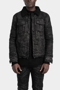 MD75 | AW25 - Denim jacket, Sandpaper MD12170