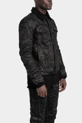MD75 | AW25 - Denim jacket, Sandpaper MD12170
