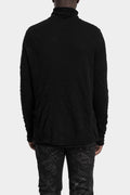 Lightweight twisted wool knit sweater