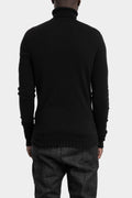 Cashmere turtleneck knit sweater