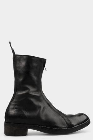 Atadep Itterom | Diagonal zip wild horse leather boots