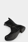 Atadep Itterom | Diagonal zip wild horse leather boots