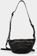 Large crossbody leather bag