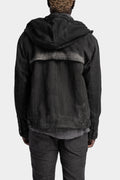 Blackmerle | AW24 - Double front hooded jacket