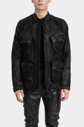 Julius_7 | AW25 - Coated denim jacket, 917BLM1-C