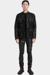 Julius_7 | AW25 - Coated denim jacket, 917BLM1-C