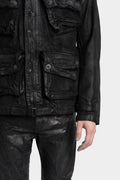 Julius_7 | AW25 - Coated denim jacket, 917BLM1-C