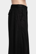 Julius_7 | AW25 - Drop crotch cropped suit pants, 917PAM10