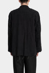 Professor. E | "Forgotten materials" Frayed structured cotton blazer 25FW-PE-FM-19