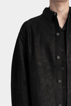 Professor. E | " Forgotten materials" Leather shirt 25FW-PE-FM-14
