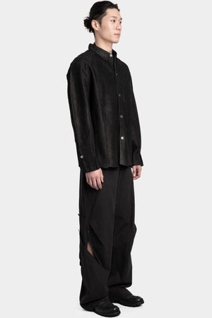 Professor. E | " Forgotten materials" Leather shirt 25FW-PE-FM-14