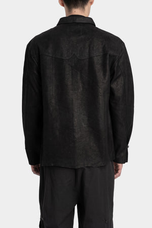 Professor. E | " Forgotten materials" Leather shirt 25FW-PE-FM-14