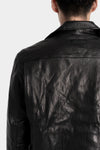 Professor. E | "Forgotten materials" Leather biker jacket 25FW-PE-FM-22 - IT