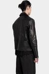 Professor. E | "Forgotten materials" Leather biker jacket 25FW-PE-FM-22 - IT