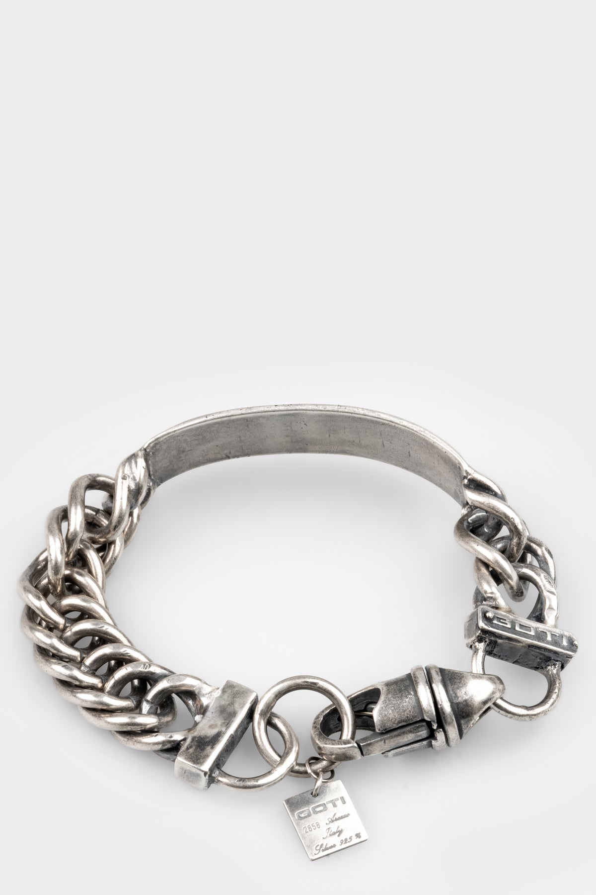 GOTI | Chain plate silver bracelet