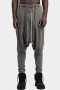 Drawstrings cotton joggers, Dust Grey